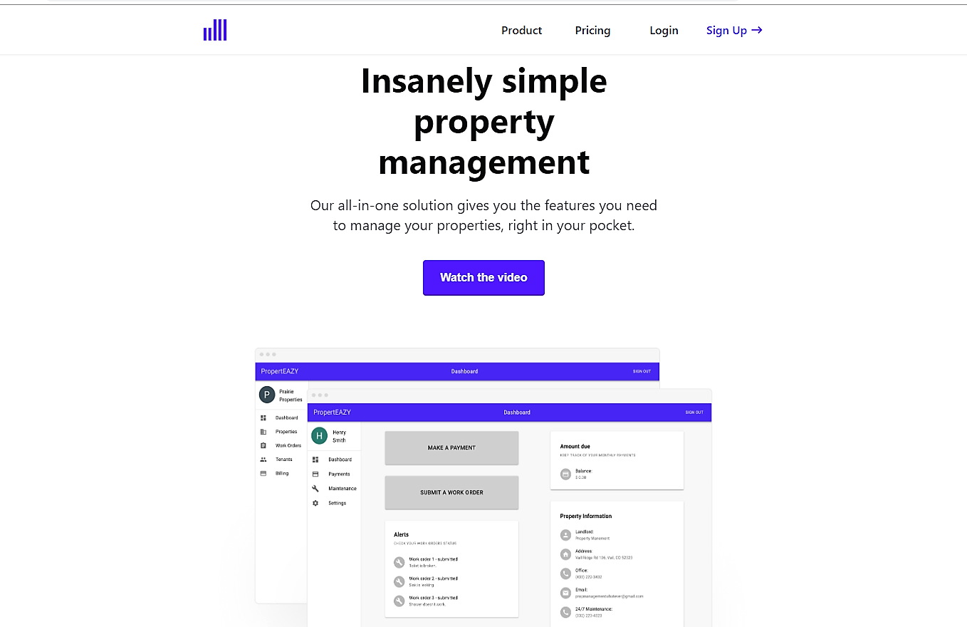 screenshot of app